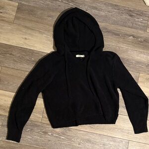 UGG Black Hooded Sweater NWOT